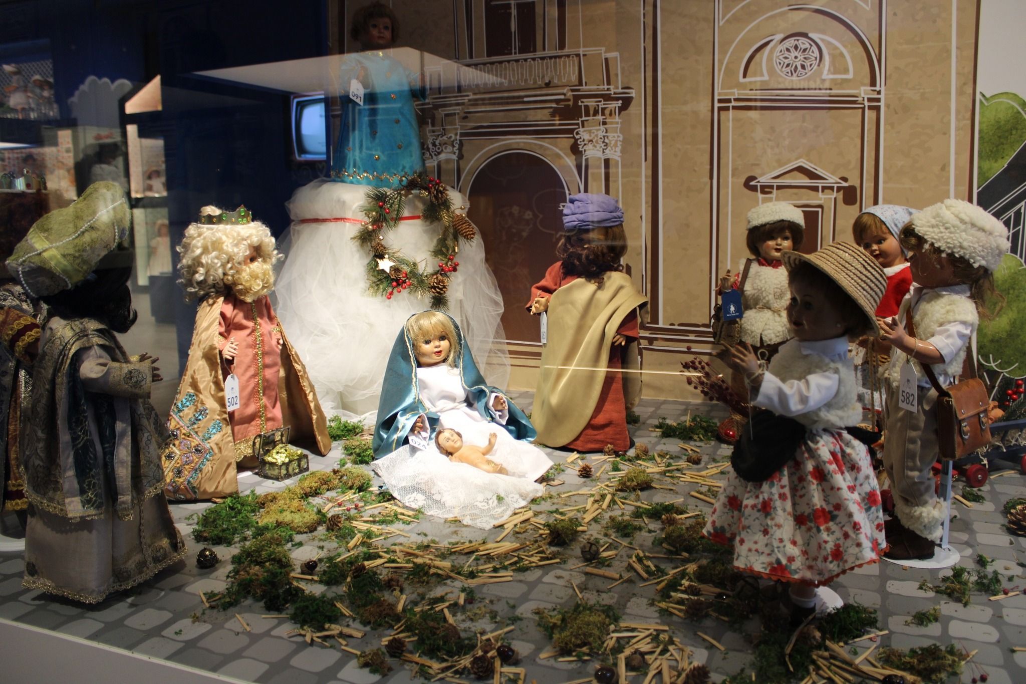 Portal de Belén en la colección de María Emilia Lira en Chiclana.