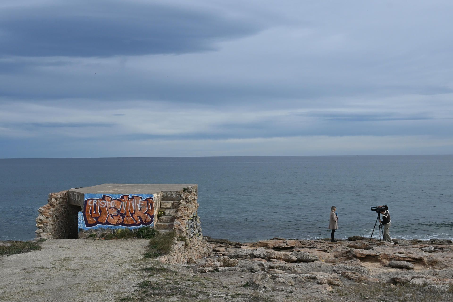 Playa en la que fue hallado el menor.