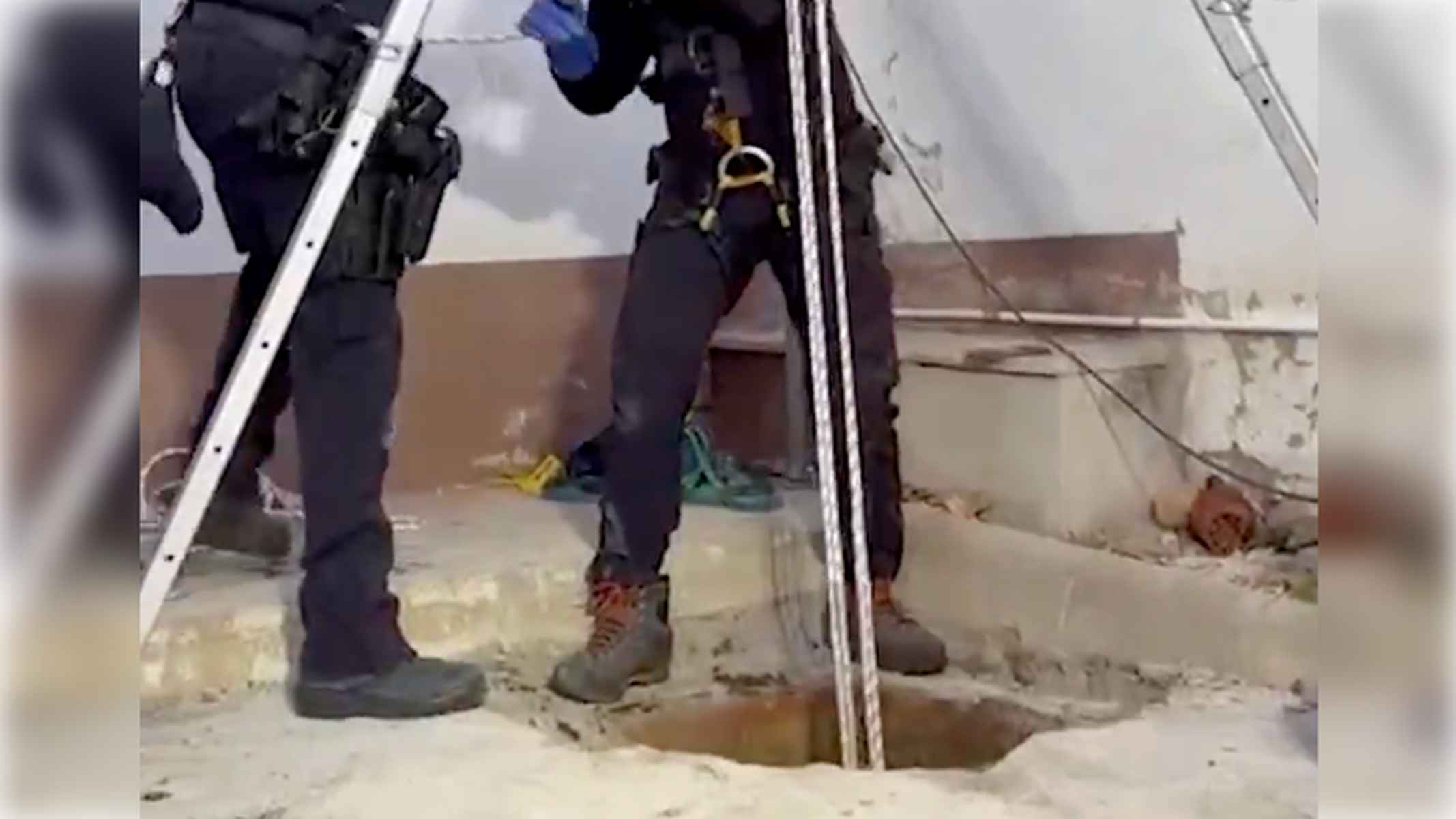 Lugar donde fue localizado el cadáver.