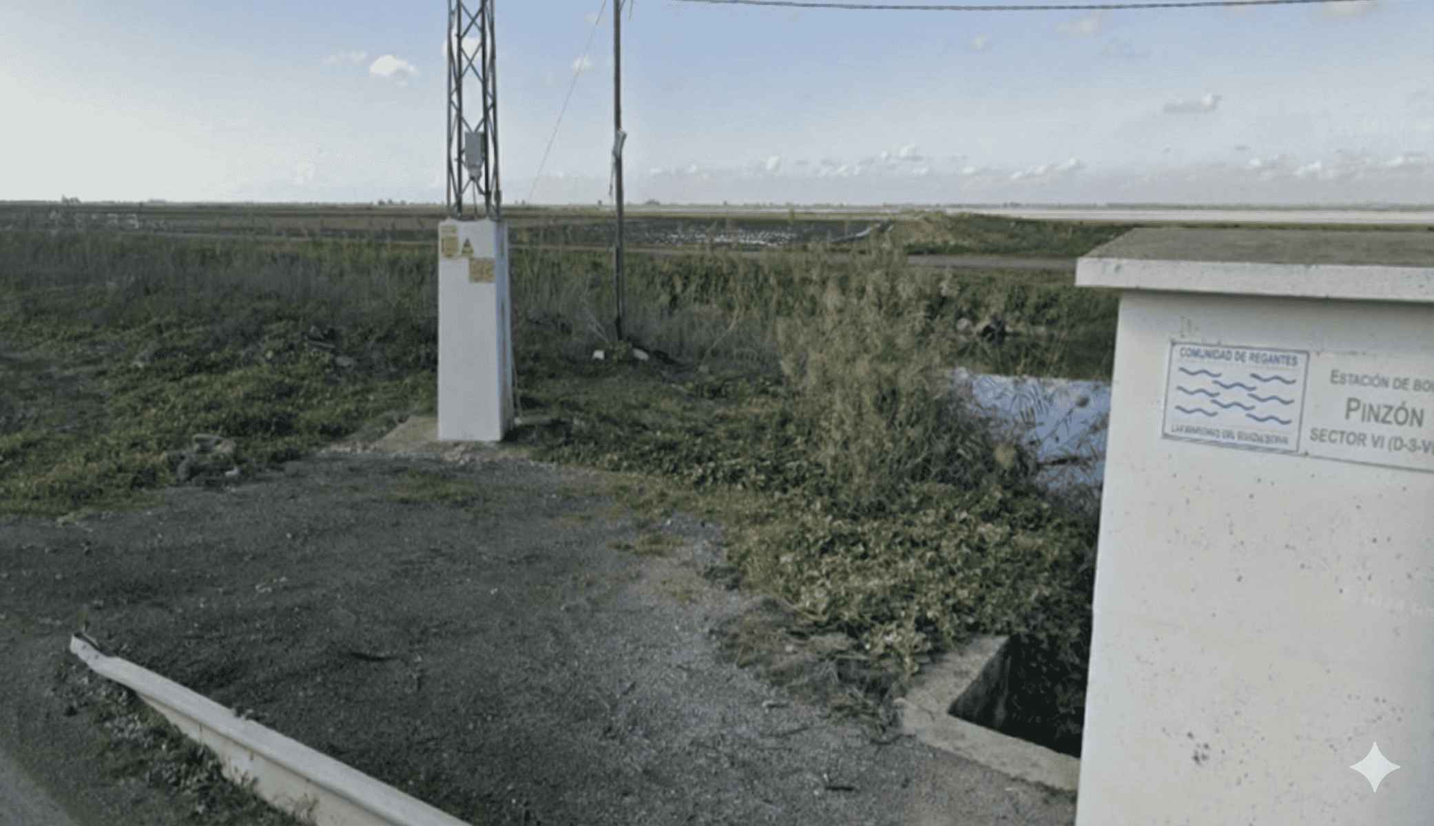 Imagen del lugar donde el vecino de Los Palacios ha perdido la vida.