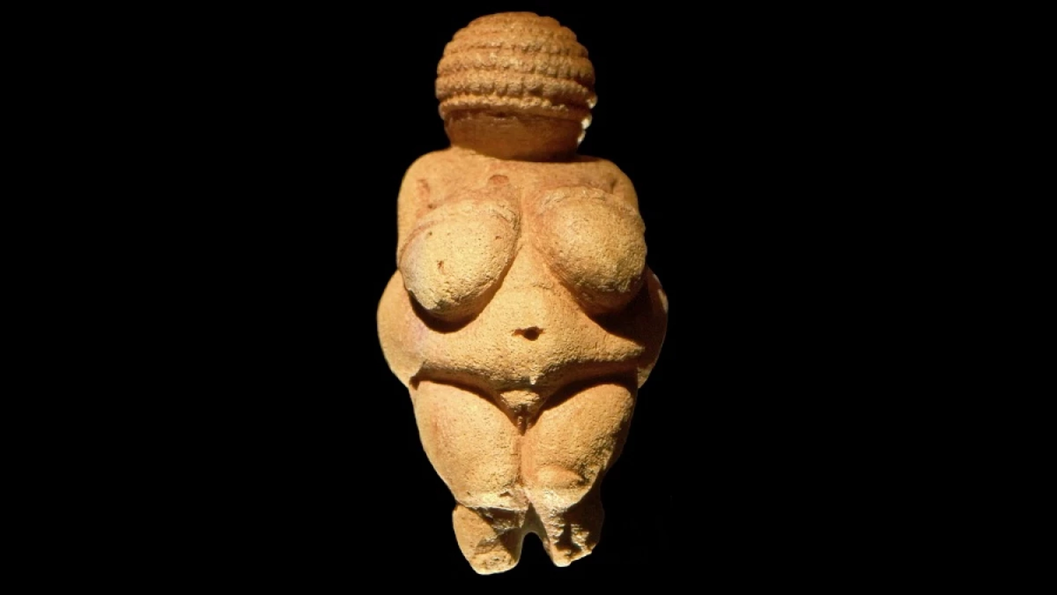 Una imagen de la venus de Willendorf. Una imagen de la venus de Willendorf.