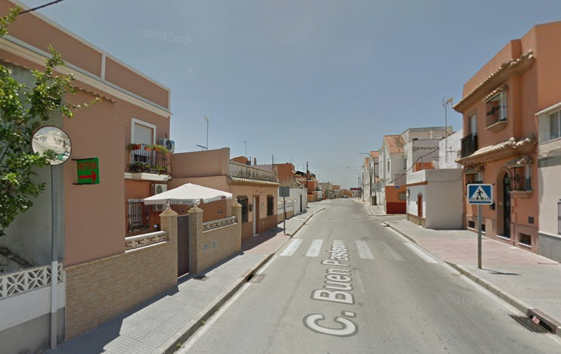 Calle Buen Pastor de San Fernando. Calle Buen Pastor de San Fernando.