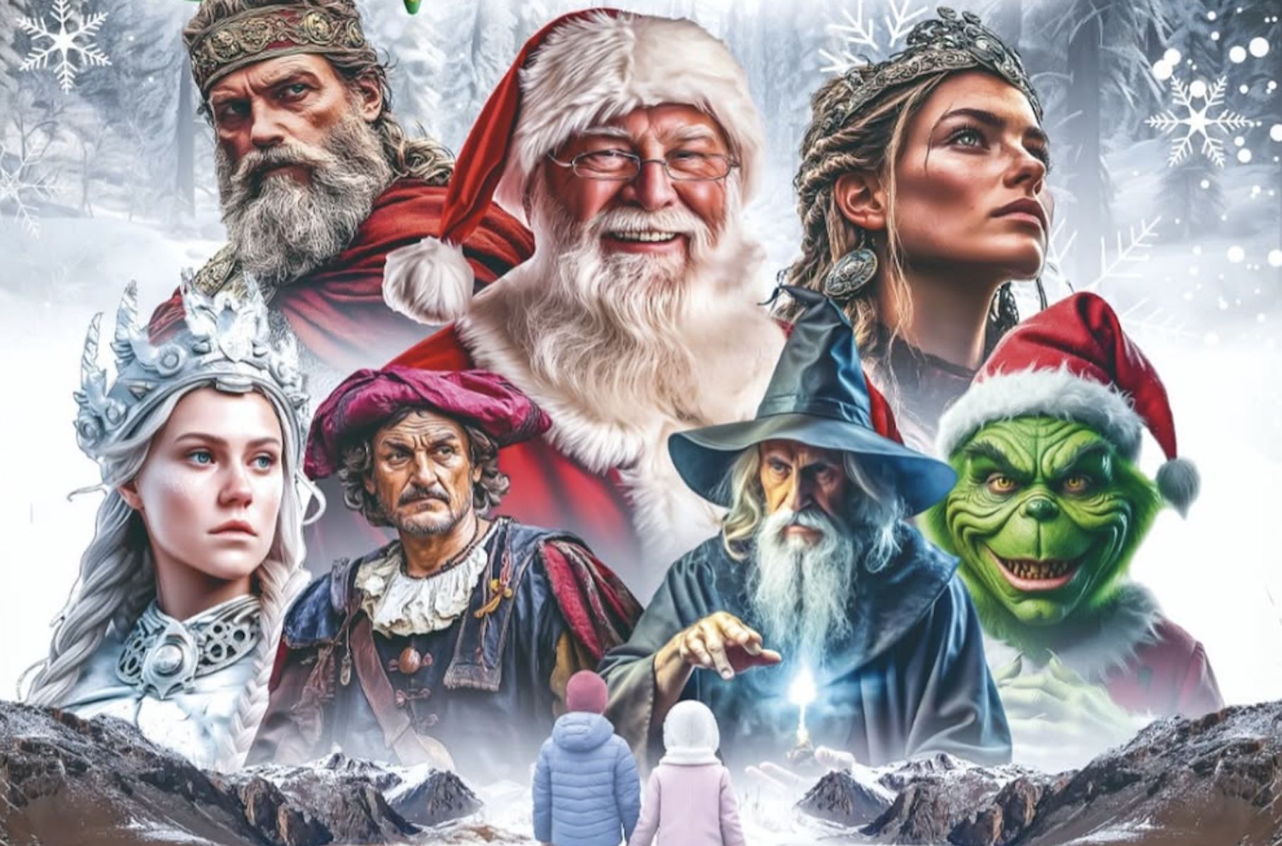 Cartel de Nivaria, el pueblo mágico naivdeño de La Algaba (Sevilla).