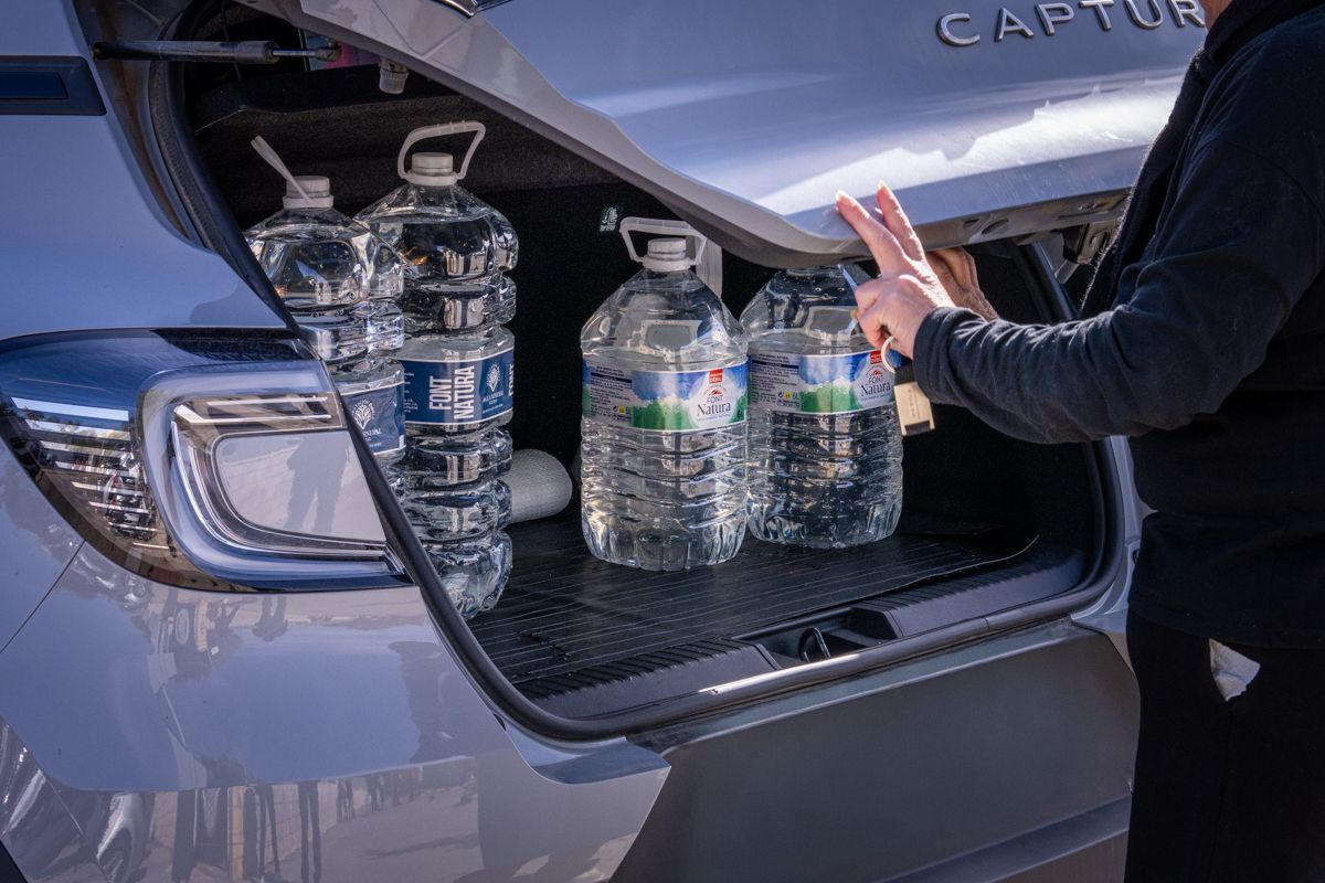 Previsiones por cortes de agua en una imagen reciente. Previsiones por cortes de agua en una imagen reciente.