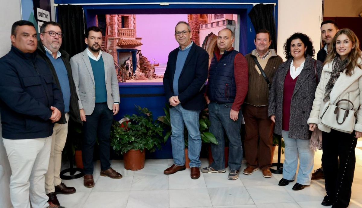 Inauguración del Belén de la Torre de la Merced de Rota.