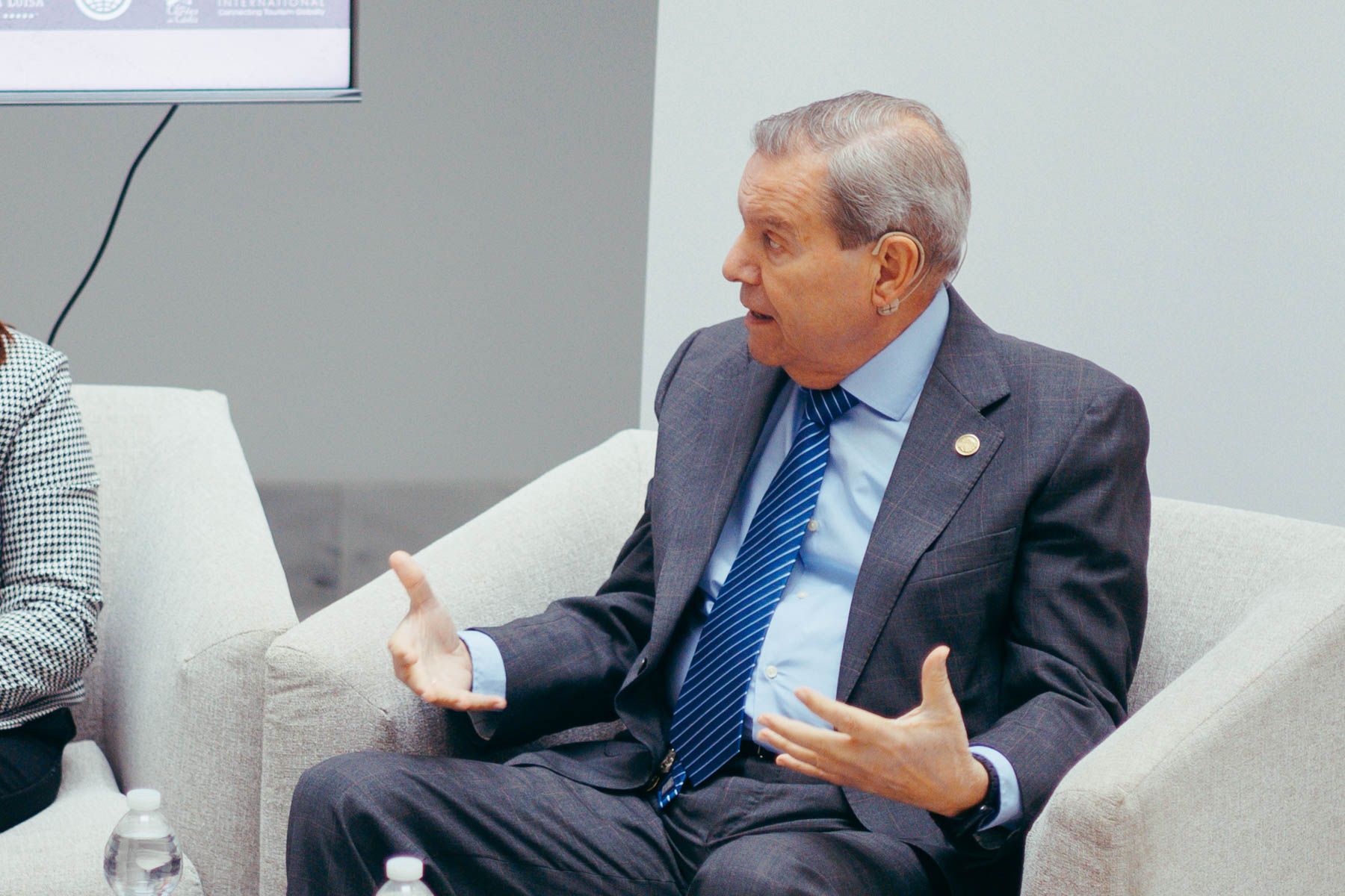 Antonio de María, presidente de Horeca, en el foro organizado por lavozdelsur.es. Antonio de María, presidente de Horeca, en el foro organizado por lavozdelsur.es.