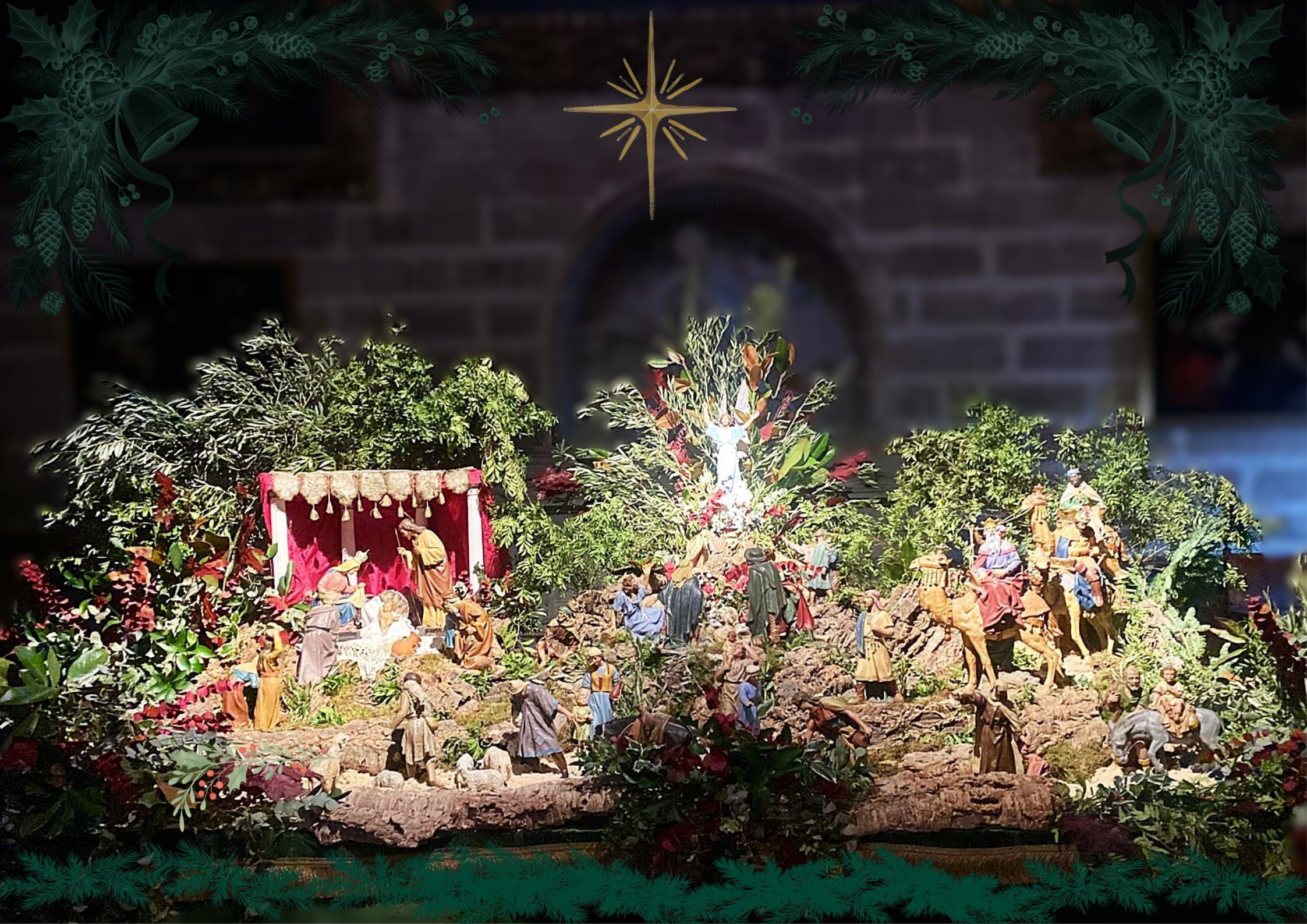 El Nacimiento instalado en la Catedral. El Nacimiento instalado en la Catedral.