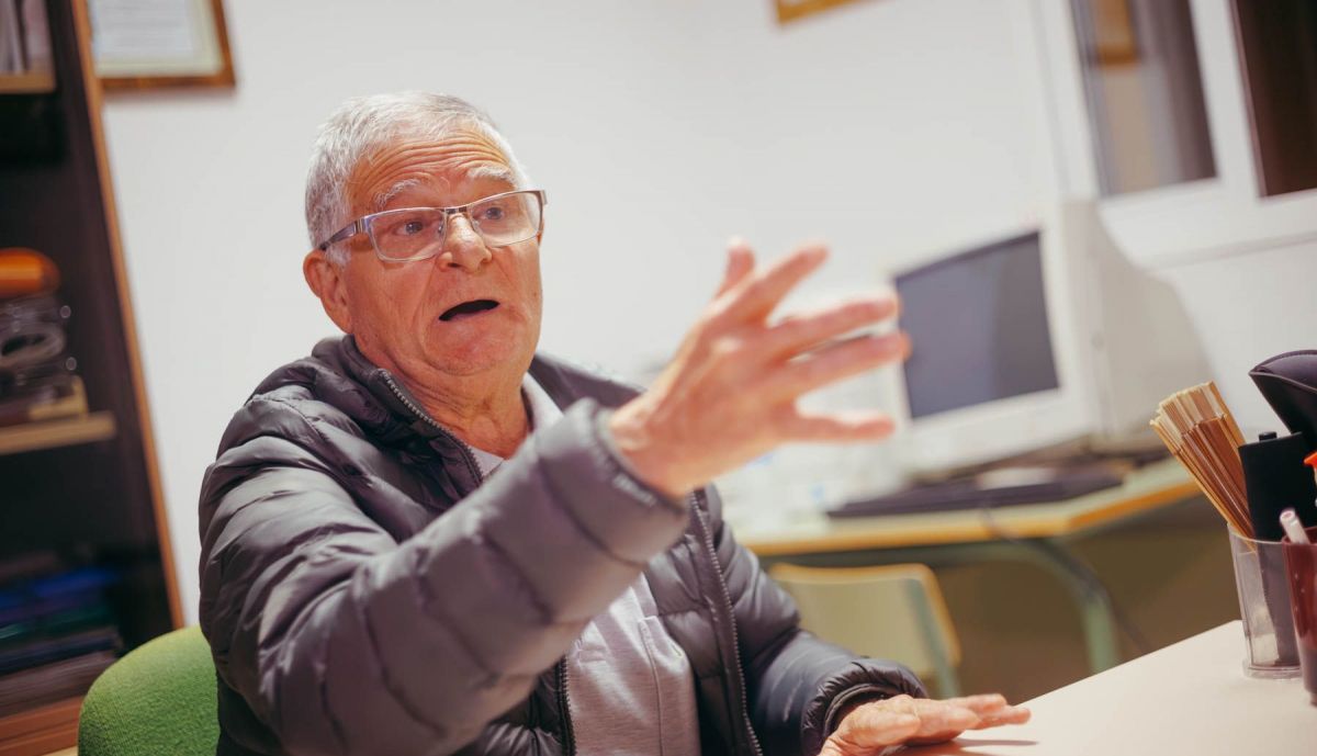 Carlos, durante la entrevista con lavozdelsur.es.