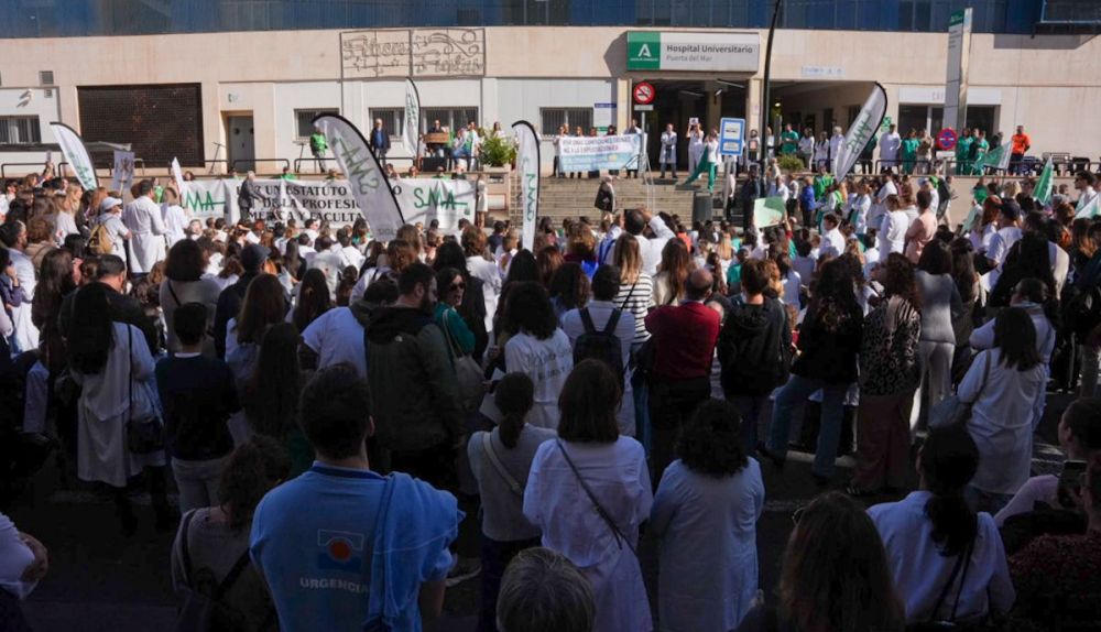 Manifestacion huelga medicos cadiz 