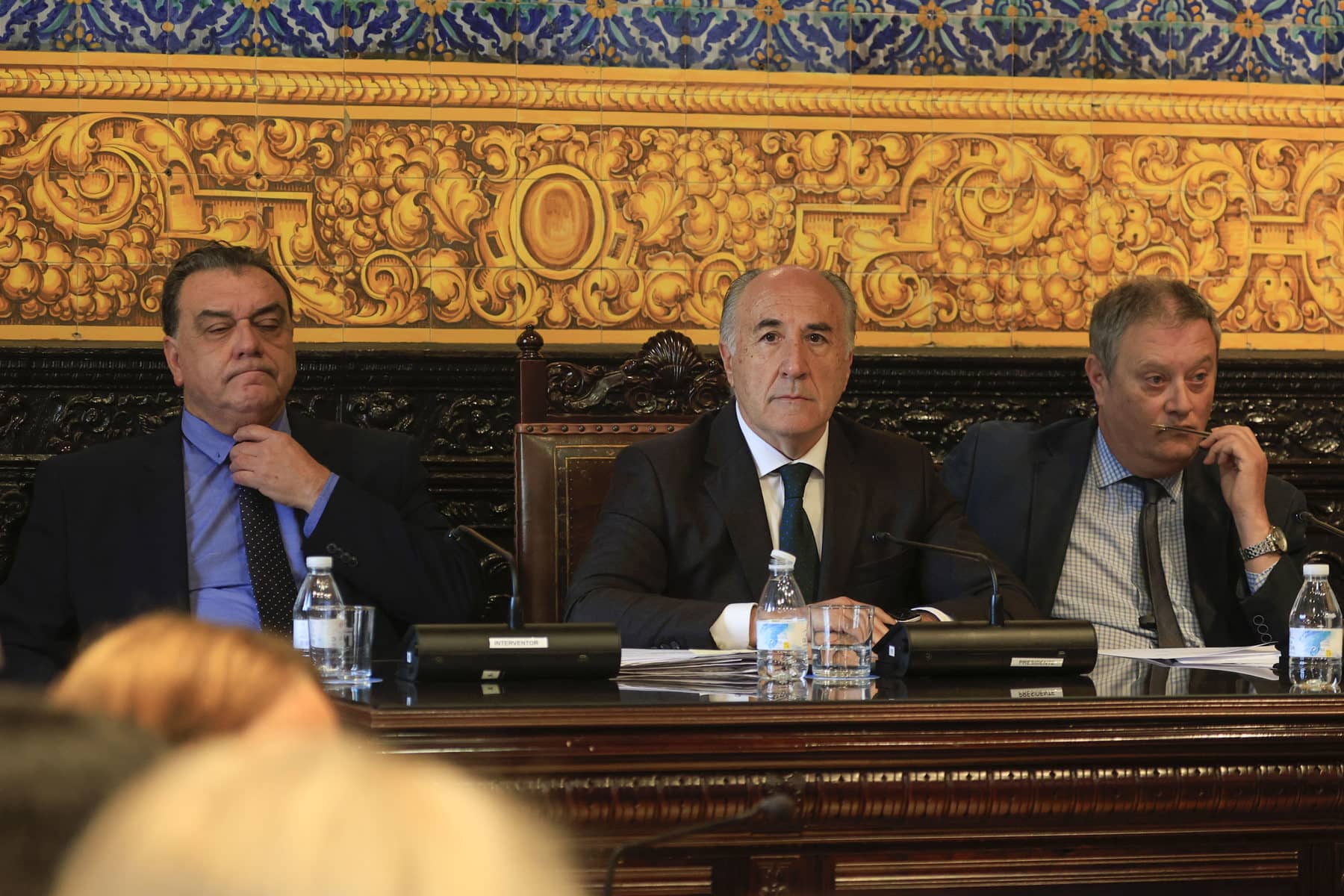 Landaluce, en el pleno de este jueves en Algeciras. Landaluce, en el pleno de este jueves en Algeciras.