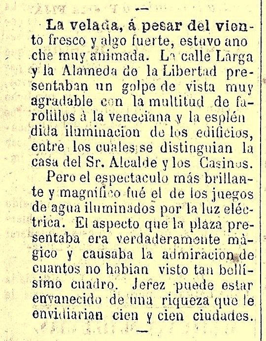 Noticia aparecida en El progreso de 28 de abril de 1872