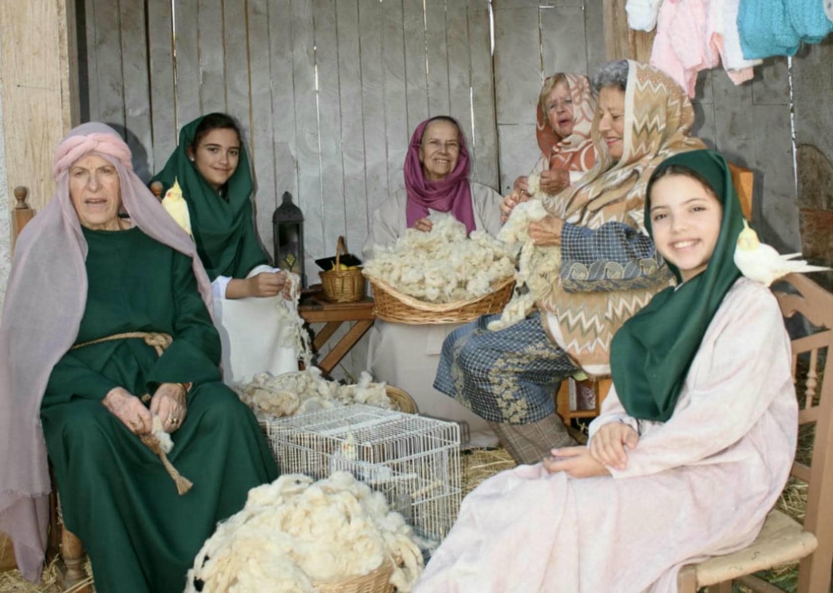 El Belén Viviente de Coto de Bornos en una edición pasada.