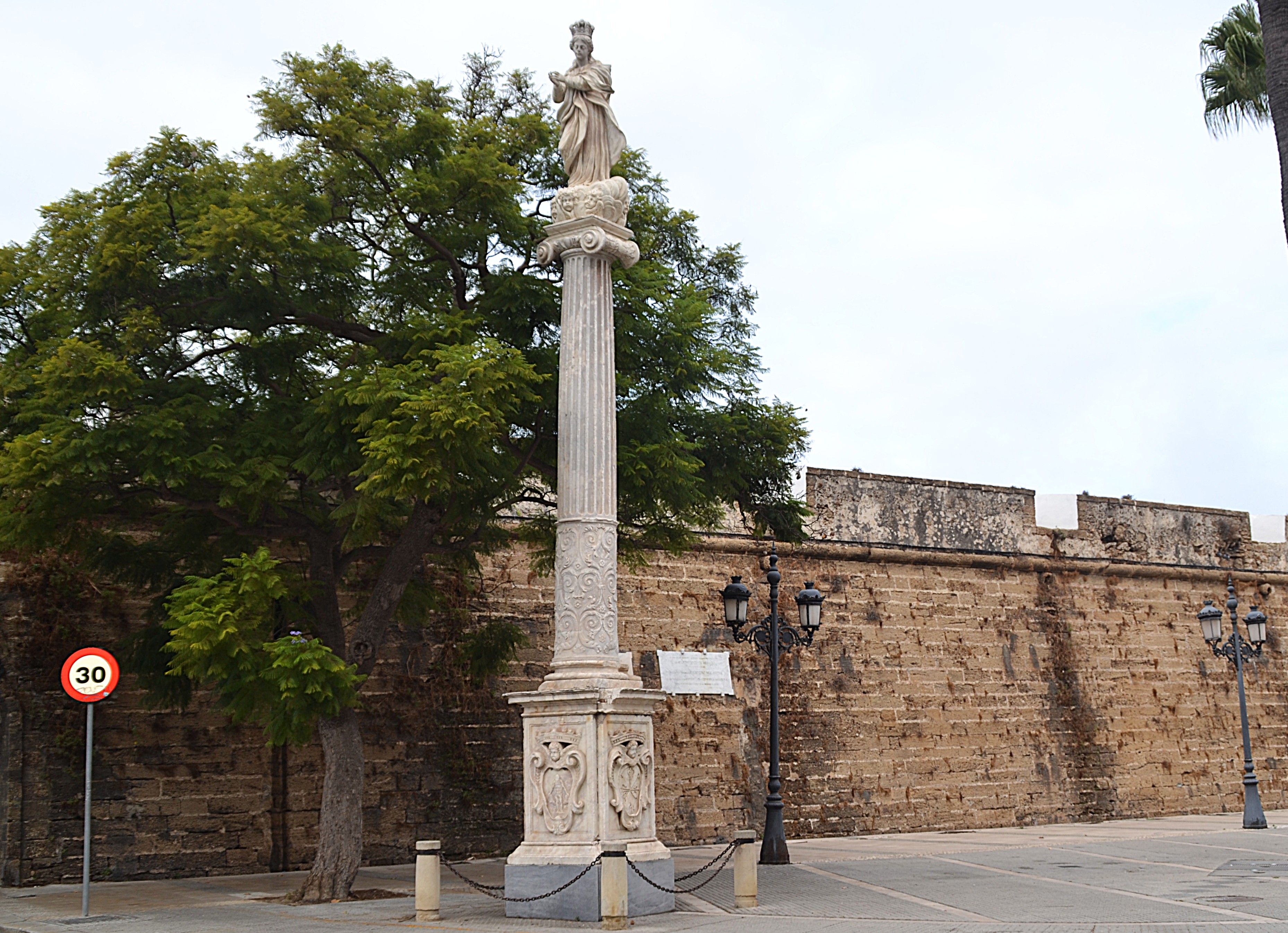 Triunfo de la Inmaculada, en Cádiz. Triunfo de la Inmaculada, en Cádiz.
