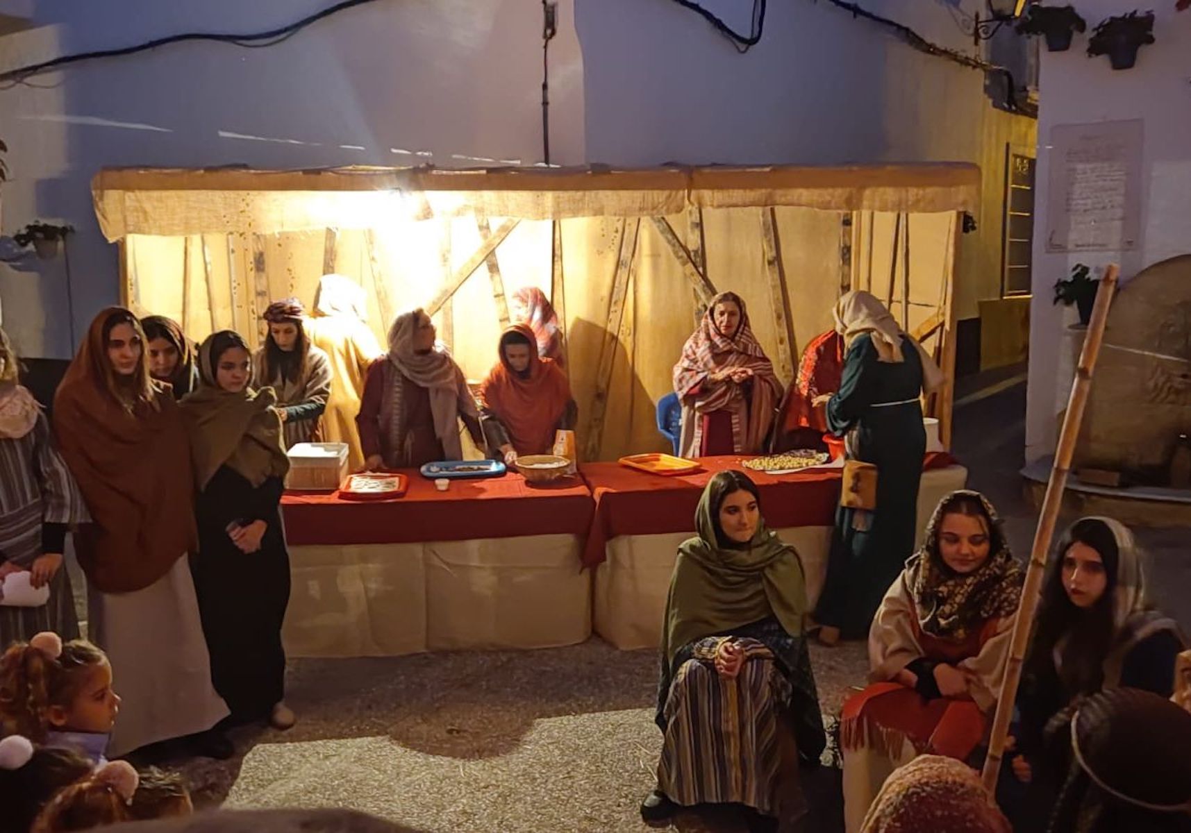 Belén viviente narrado de Rota.