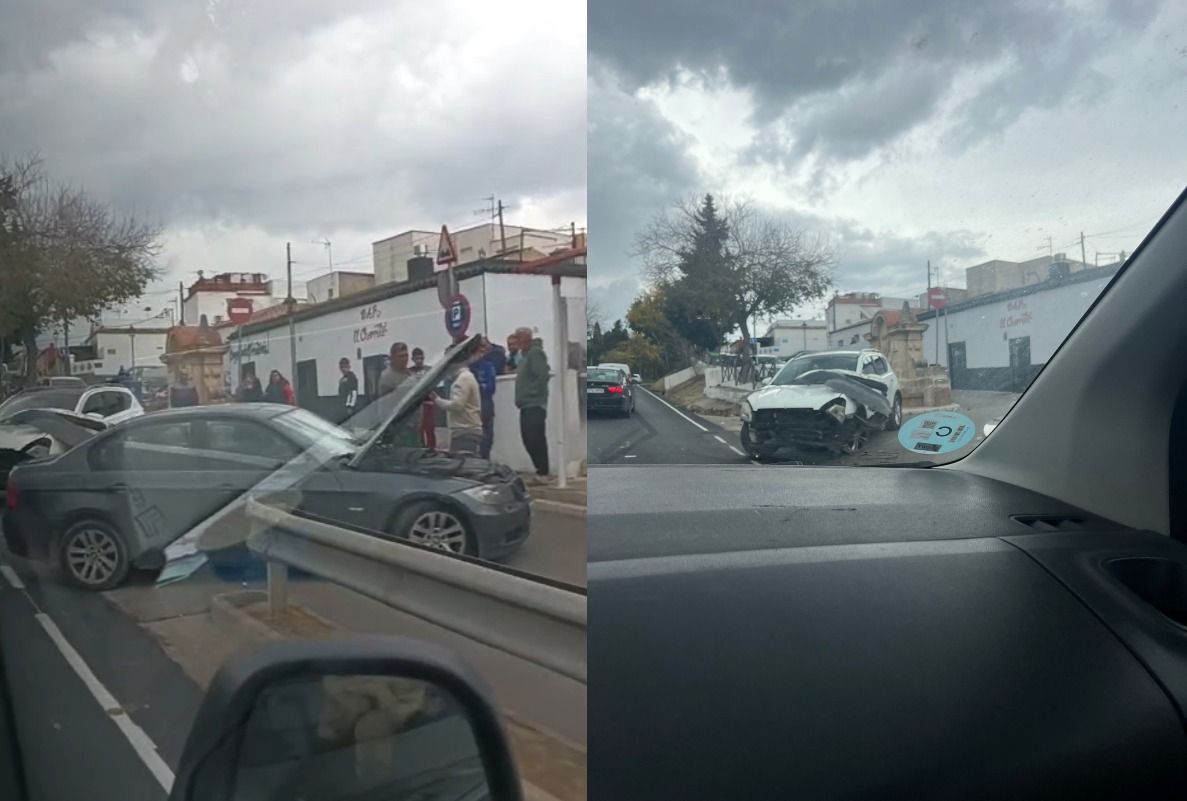 El accidente en Los Albarizones. El accidente en Los Albarizones.