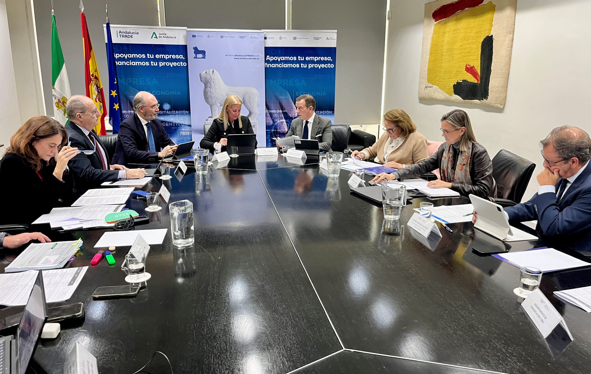 El jurado de los premios Andalucía Trade. El jurado de los premios Andalucía Trade.