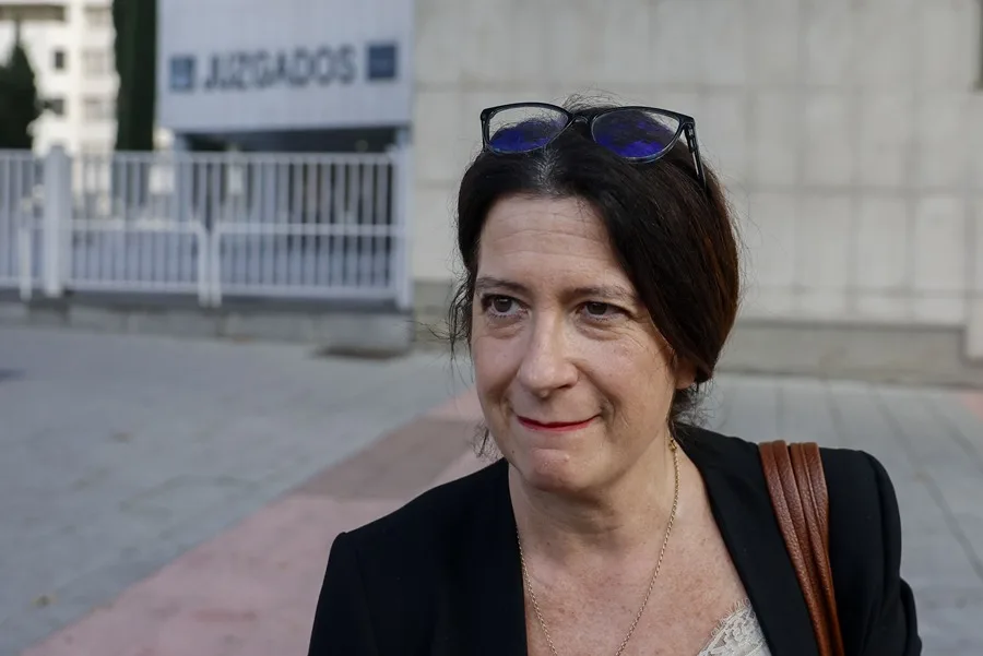 Leire Díez, ex militante del PSOE, en los Juzgados. Leire Díez, ex militante del PSOE, en los Juzgados.