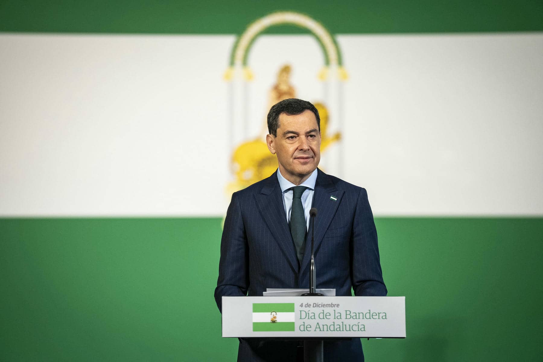 Juanma Moreno, el pasado 4 de diciembre. Juanma Moreno, el pasado 4 de diciembre.