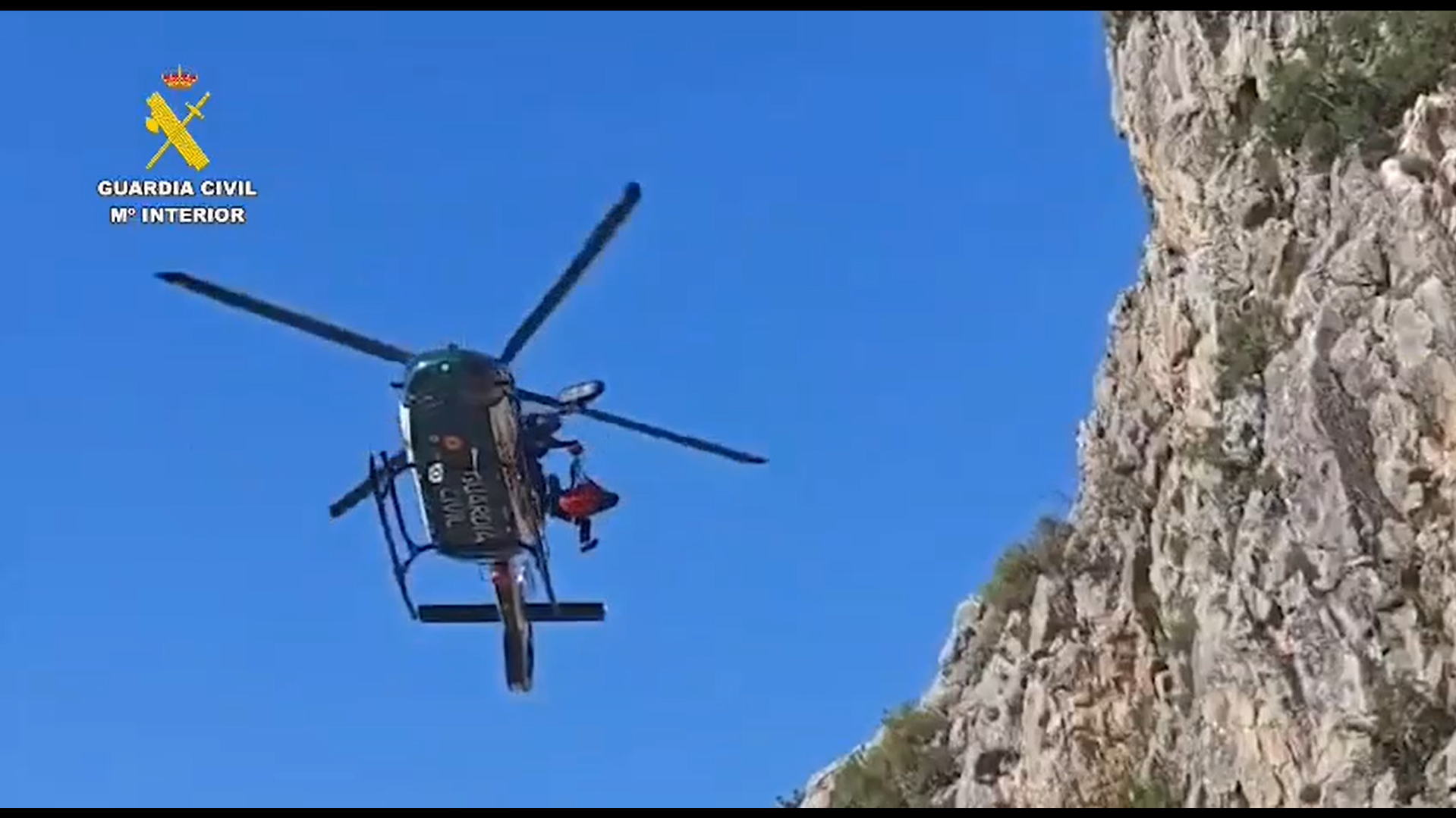 Rescate de la Guardia Civil. Rescate de la Guardia Civil.