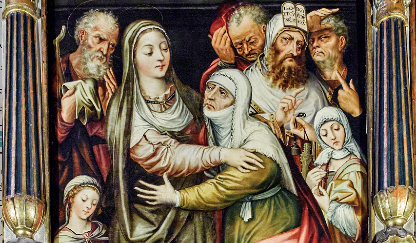 Representación de la fiesta de la Expectación de María, también de la Esperanza. Representación de la fiesta de la Expectación de María, también de la Esperanza.