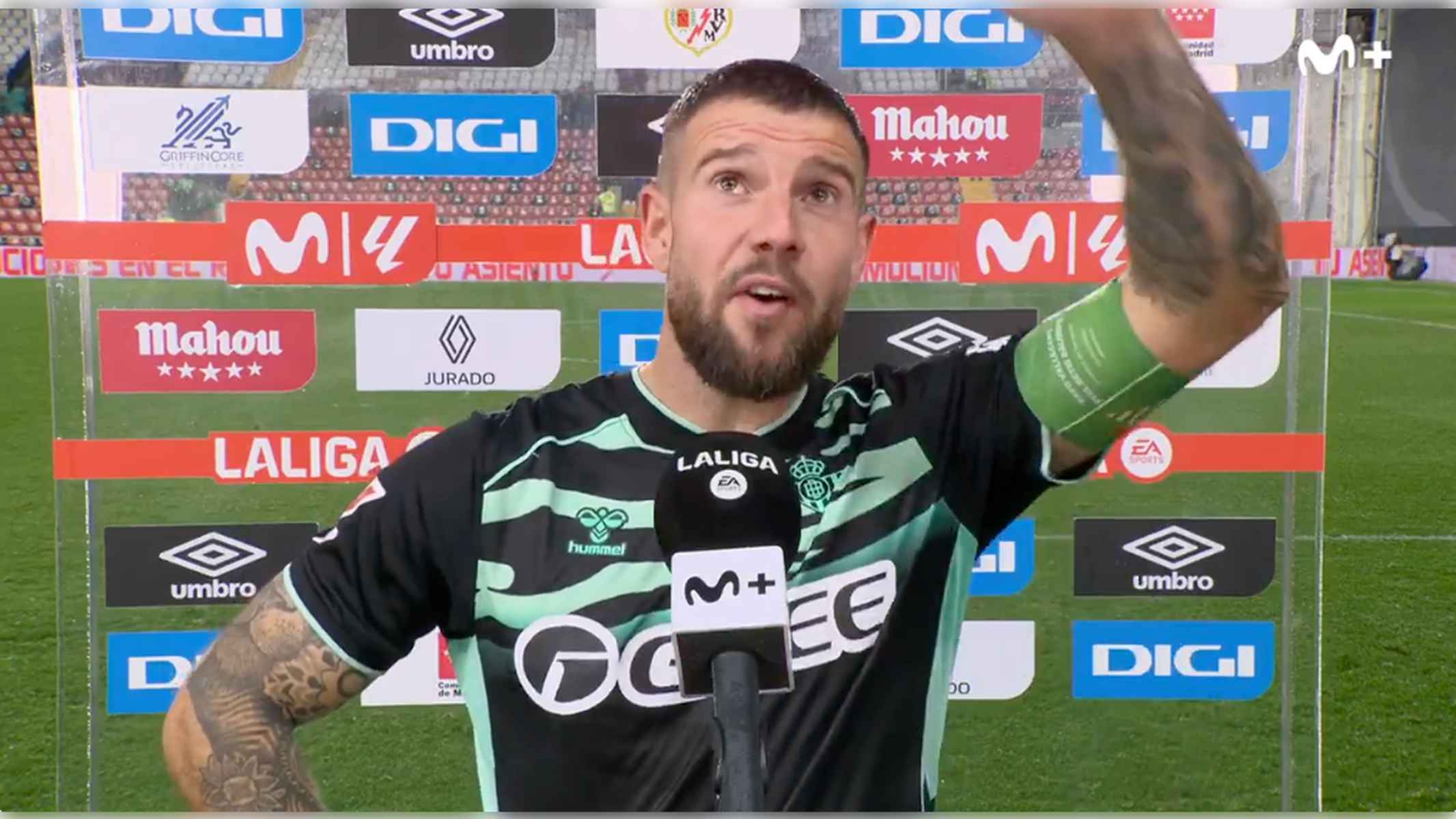 Aitor Ruibal, tras el insulto homófobo recibido. Aitor Ruibal, tras el insulto homófobo recibido.