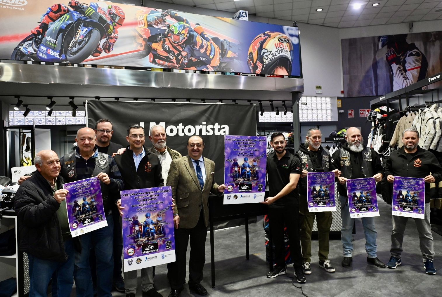 La caravana motera de Jerez, presentada esta semana.