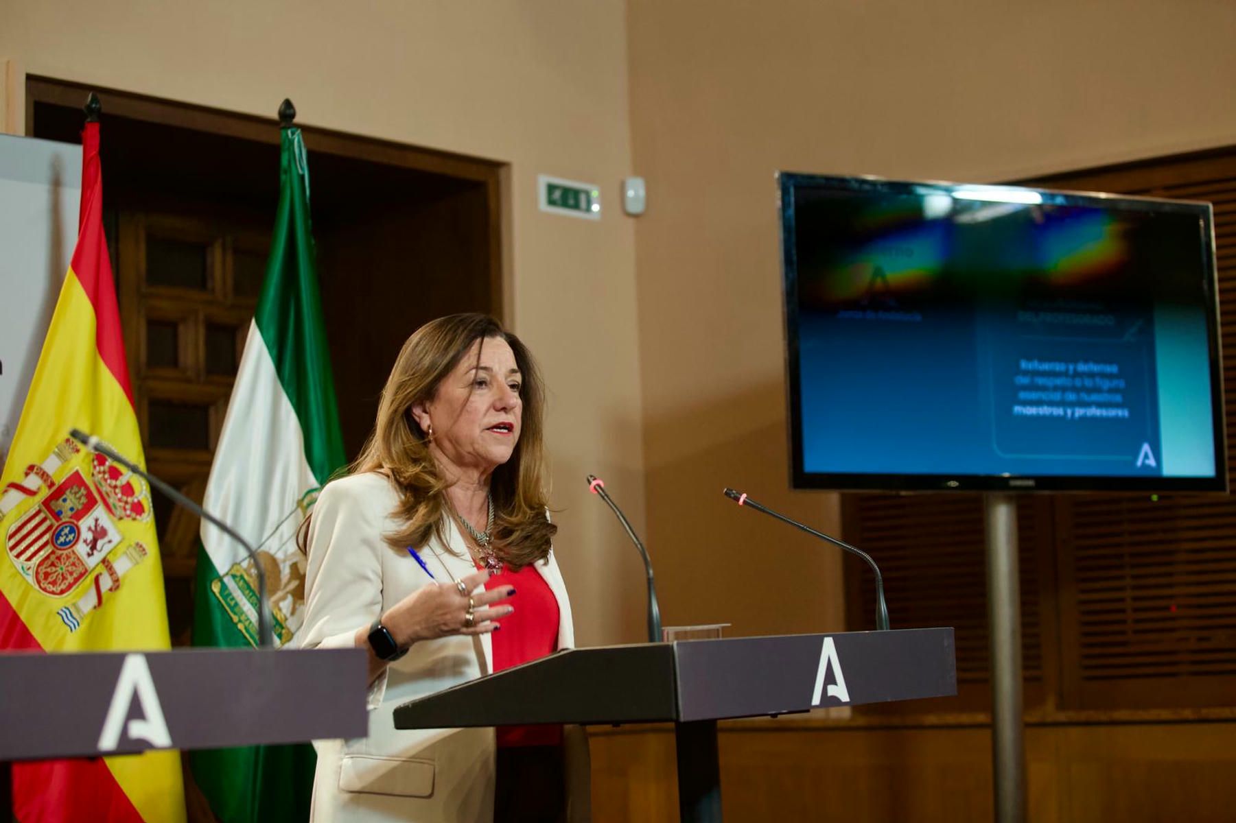 La consejera de Educación, María del Carmen Castillo.