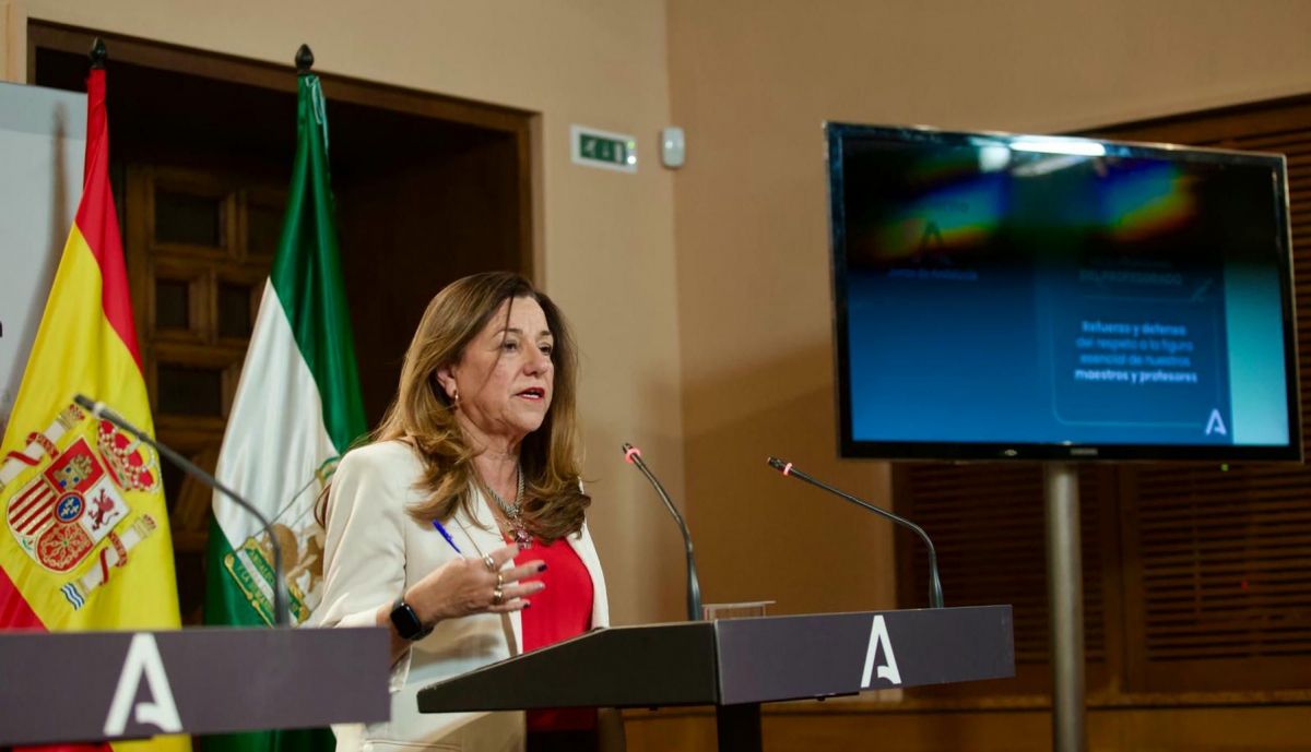 La consejera de Educación, María del Carmen Castillo.