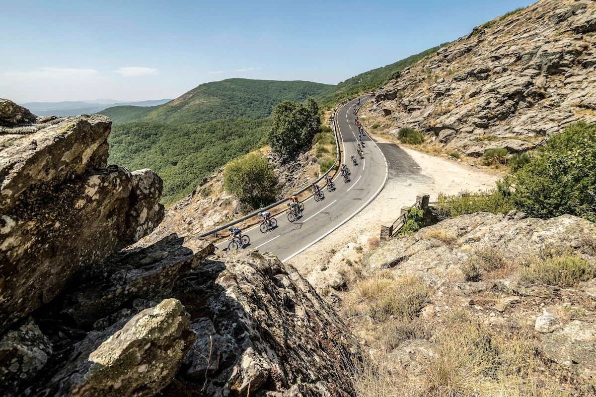 Una etapa de la Vuelta a España.