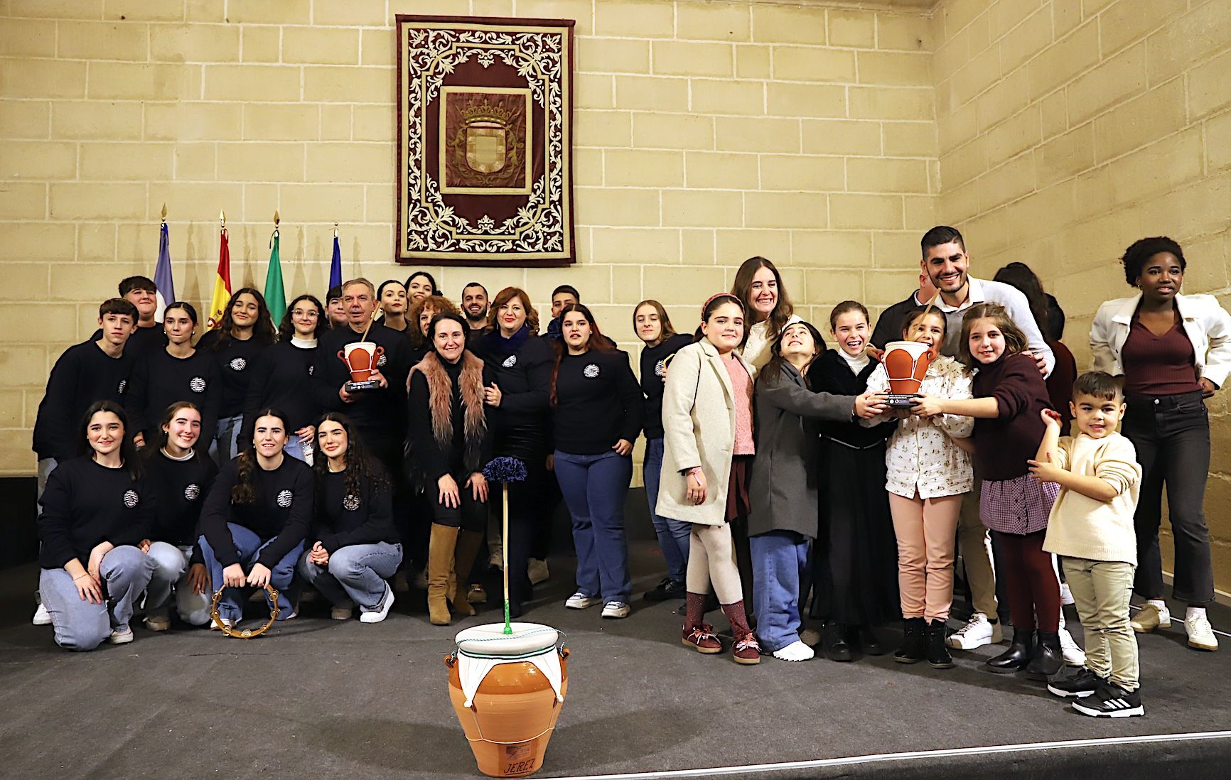 Ganadores del Concurso de Villancicos escolares ‘Nochebuena de Jerez’.