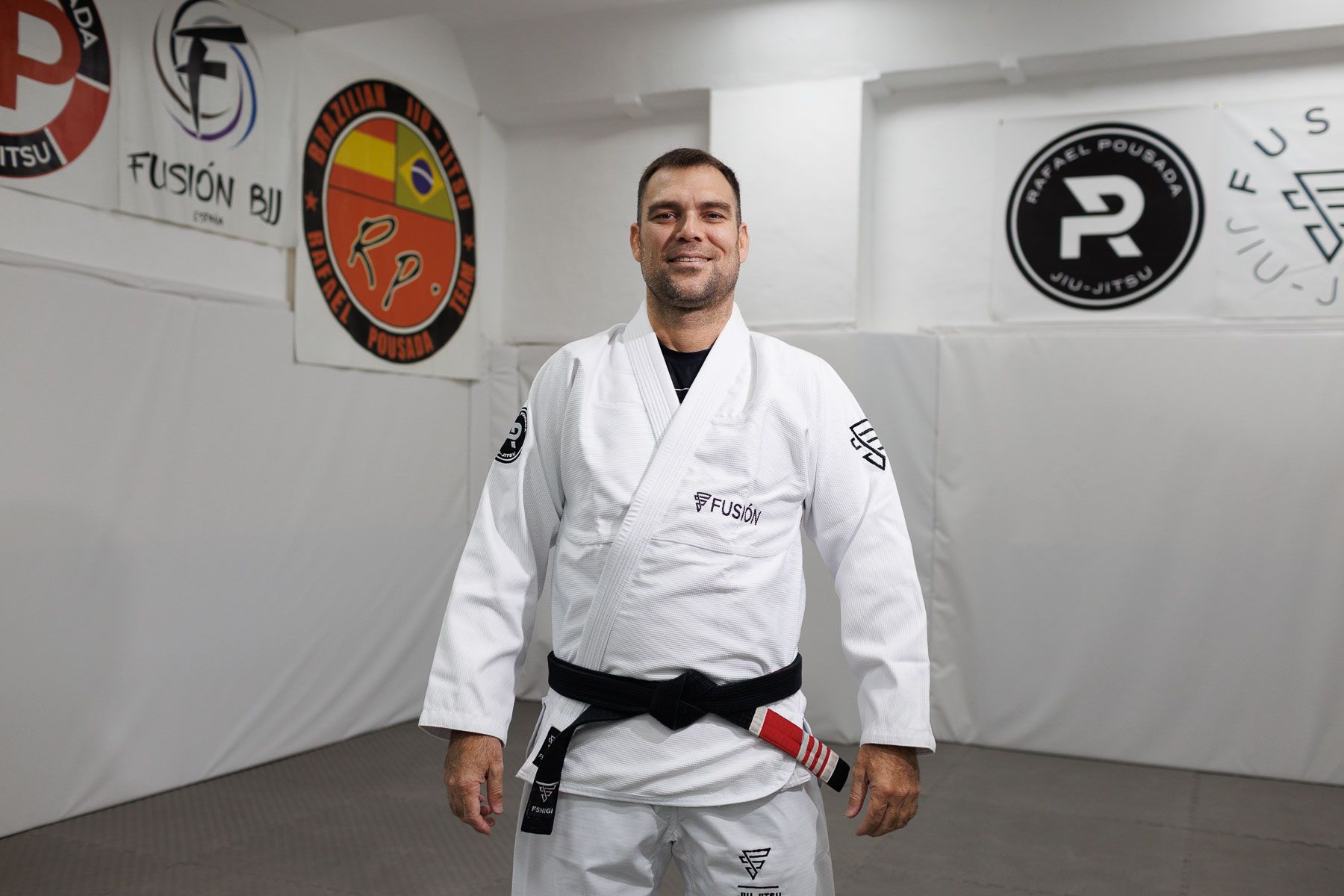 Rafael Pousada, maestro de jiu-jitsu en Jerez.
