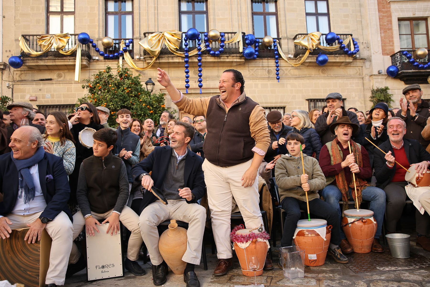 La Zambomba mañanera de Plaza Rivero, en imágenes.