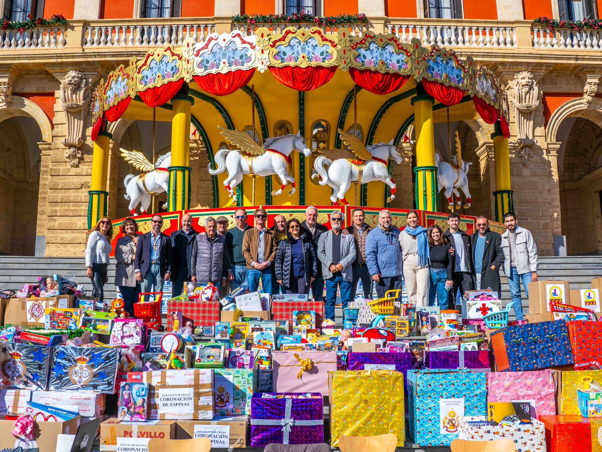 Recogida de juguetes en San Fernando.