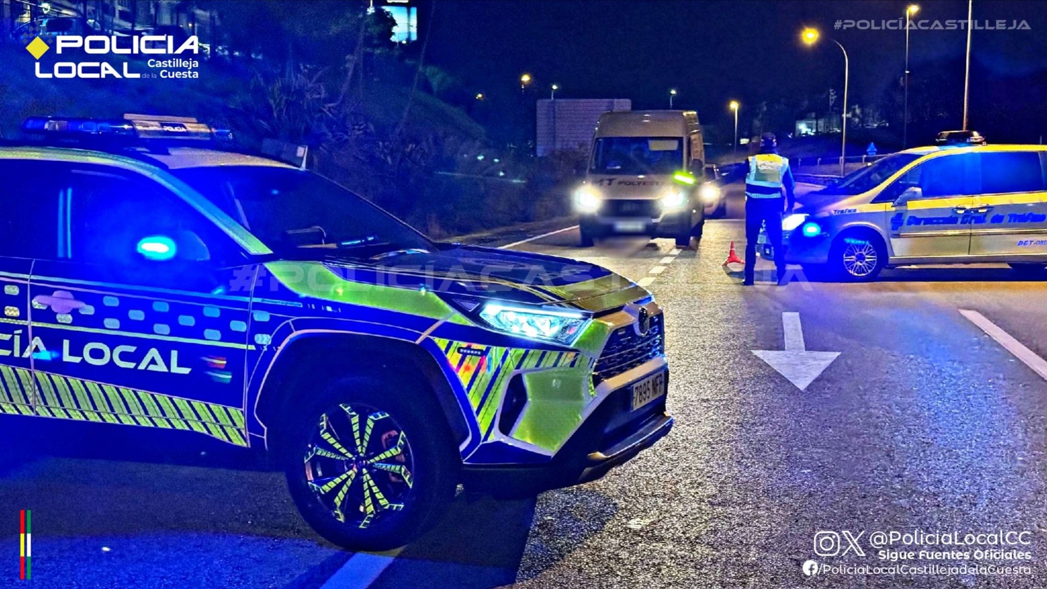 Control en Castilleja.