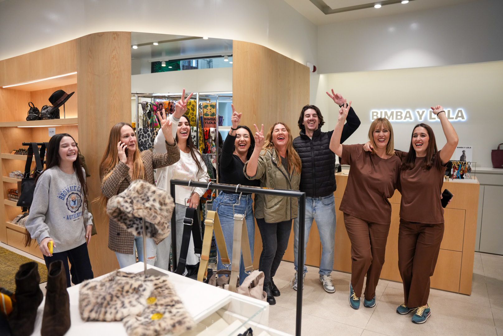 Las trabajadoras de Bimba y Lola de Cádiz.