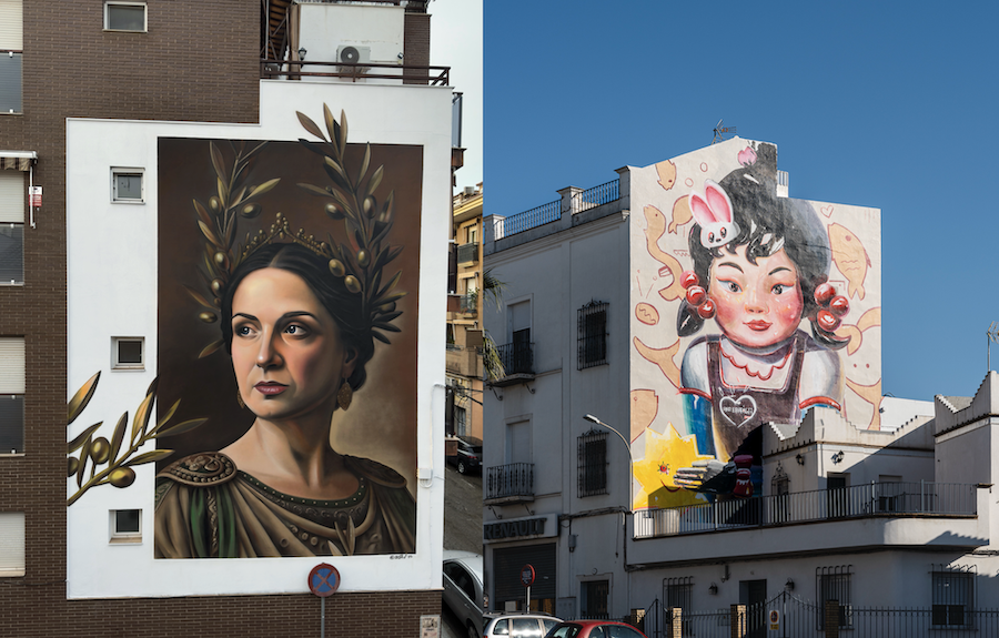 Murales 'jerezanos' nominados para ser los mejores del mundo.