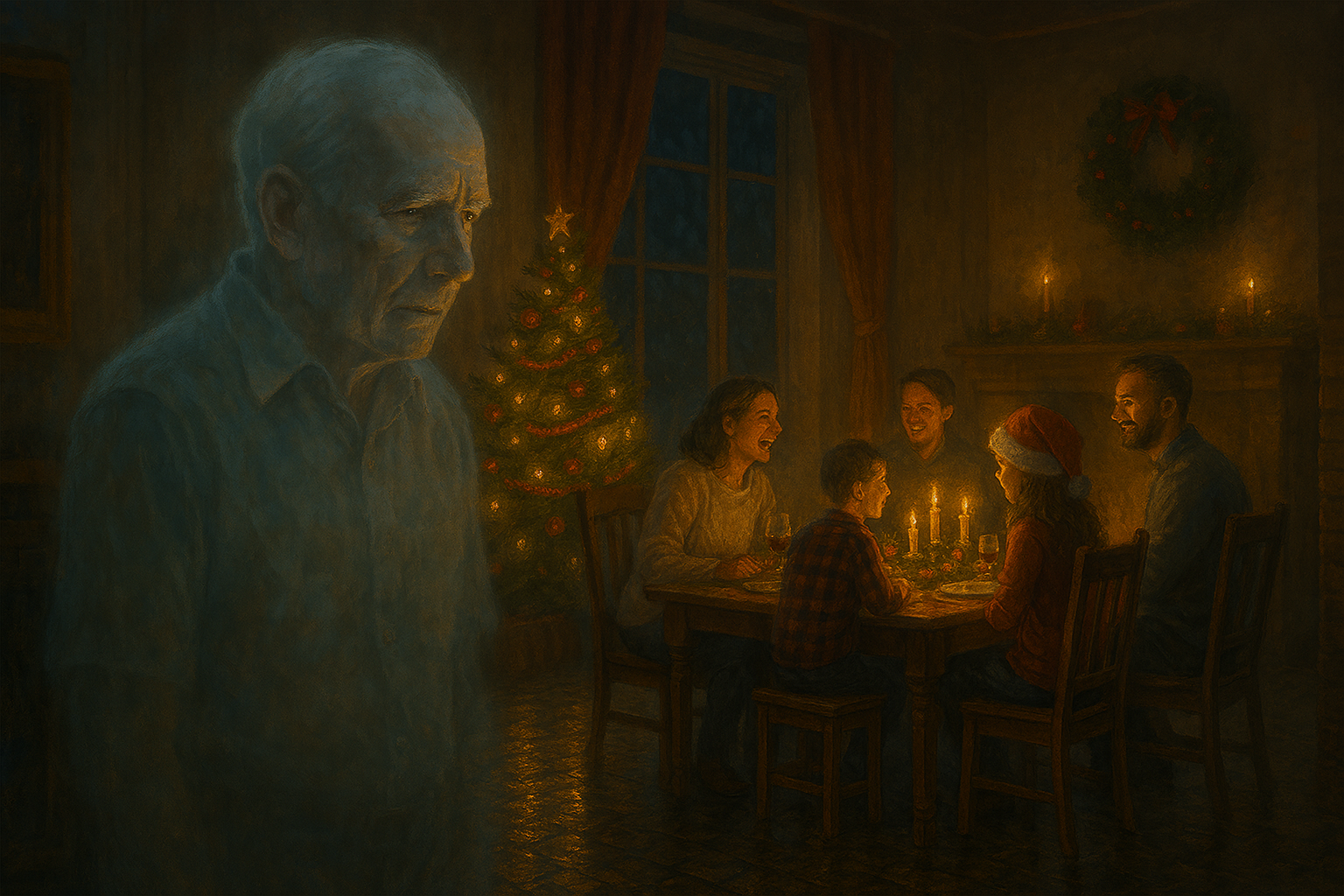 Ilustración para la historia del abuelo Antonio en Jerez.