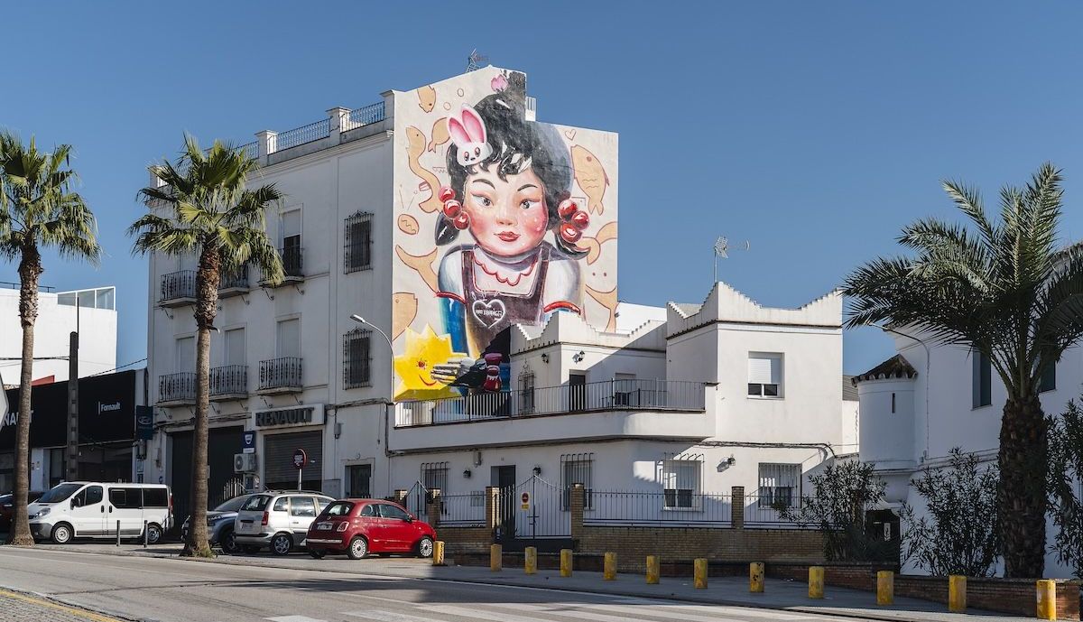 Mural de Ana Barriga nominado a mejor del mundo del mes de diciembre.
