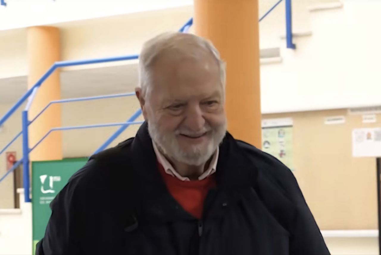 Manolo Montes, en la Universidad de Málaga.