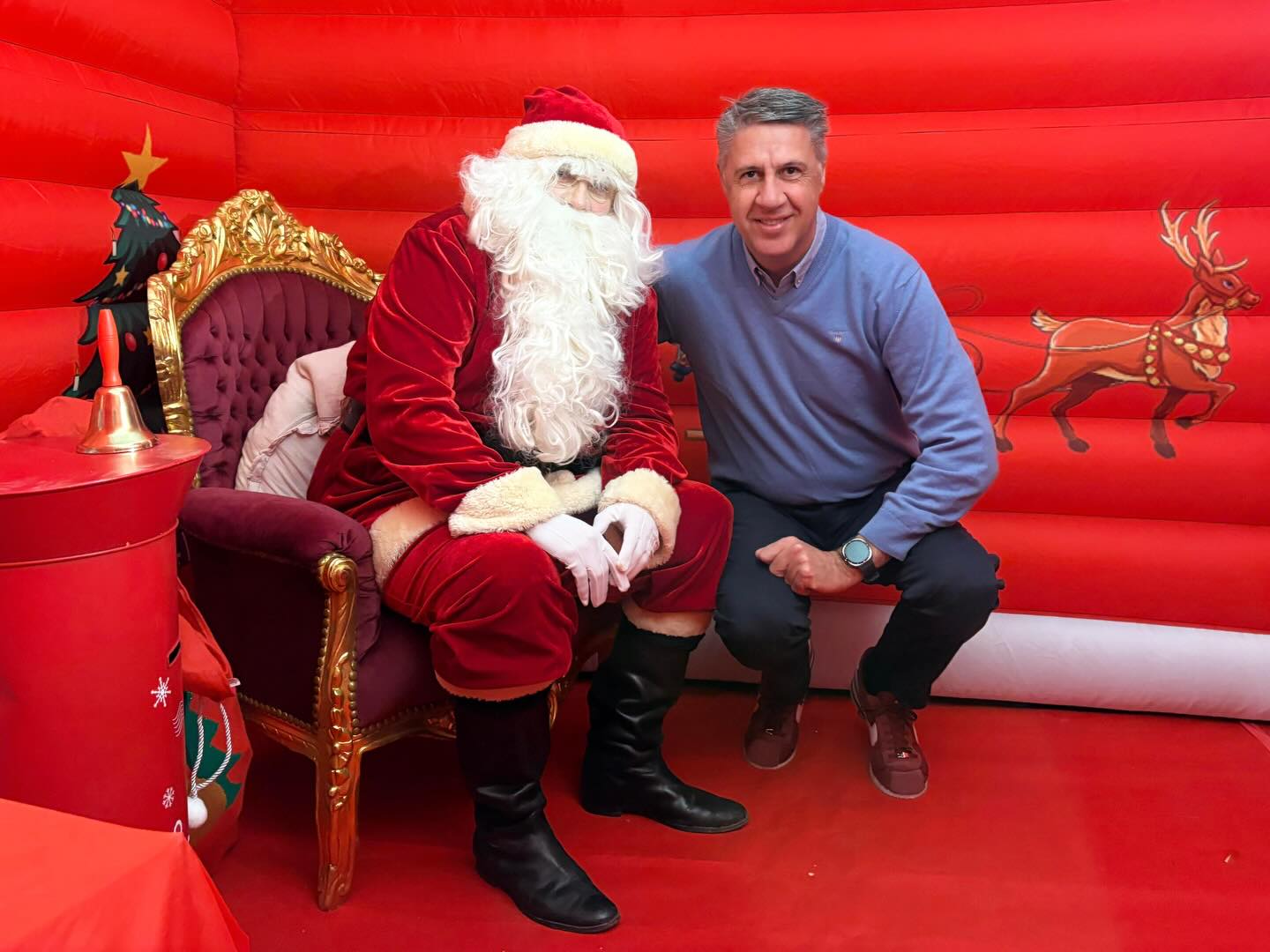 Xavier García Albiol, alcalde de Badalona esta Navidad.