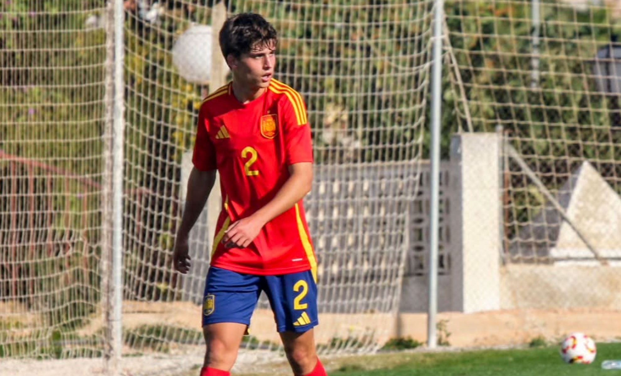 Guille Gonzalez, en un partido con la selección española.