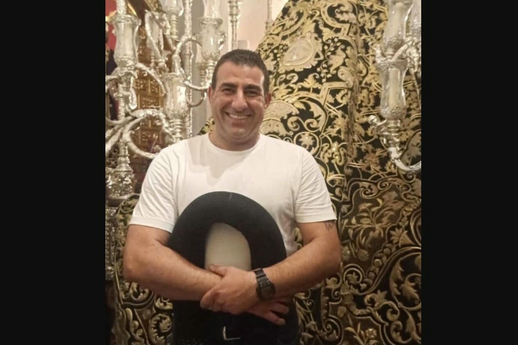 Manuel Lobato López, en una imagen compartida por la Hermandad de la Yedra.