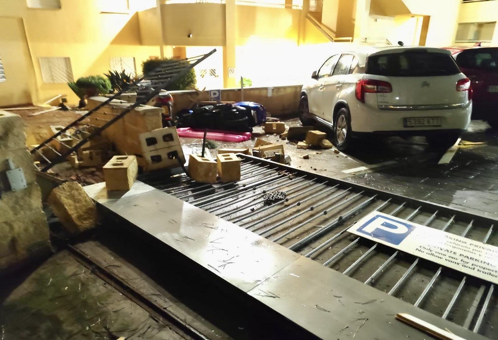 Daños del temporal.