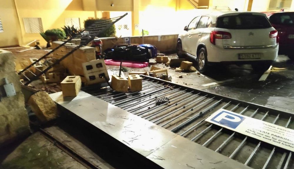 Daños del temporal.