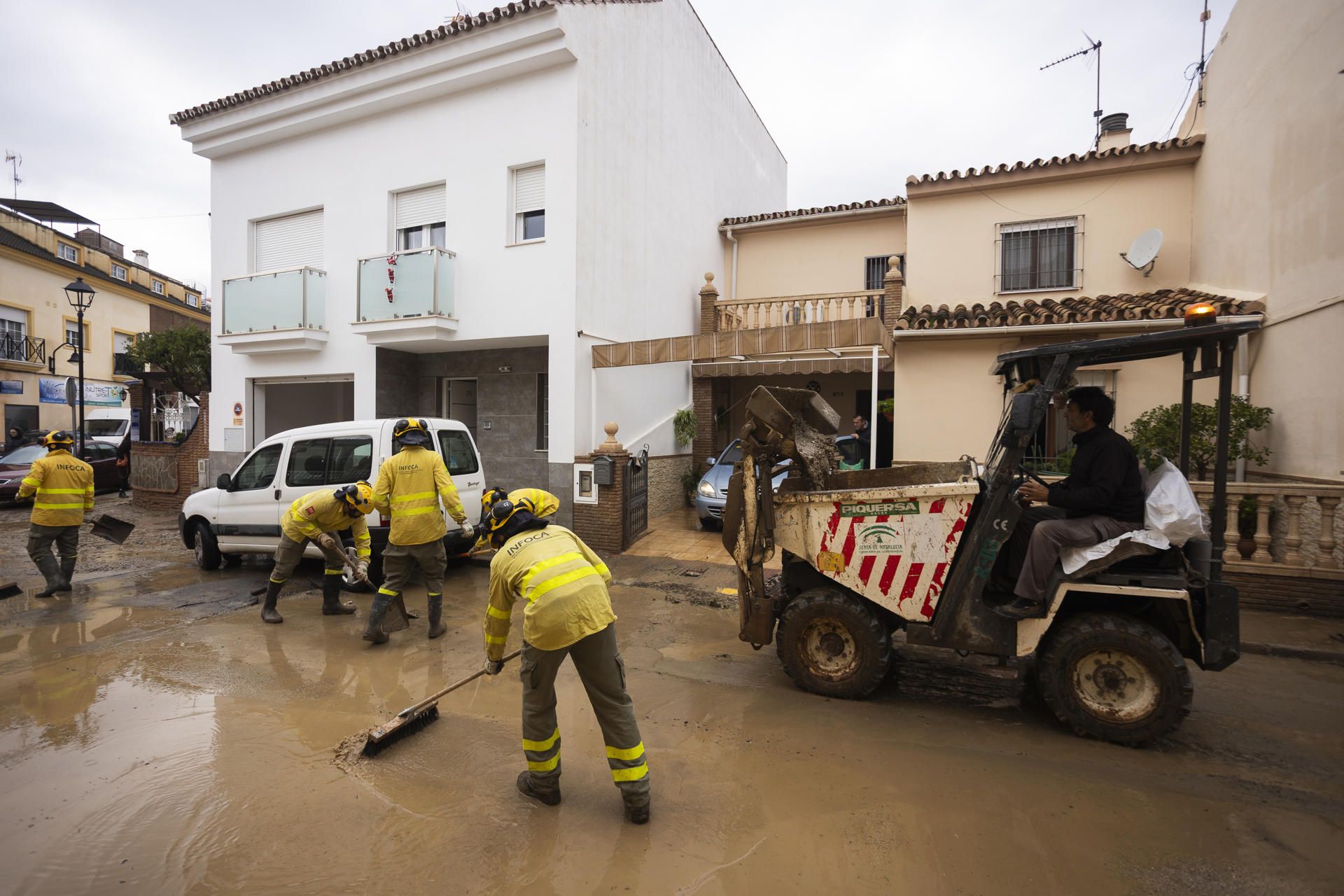 Málaga, la provincia más afectada por el temporal.