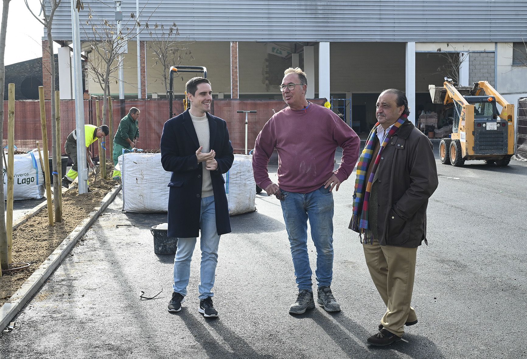 Avanzan las obras del aparcamiento de Taller de Fiestas.