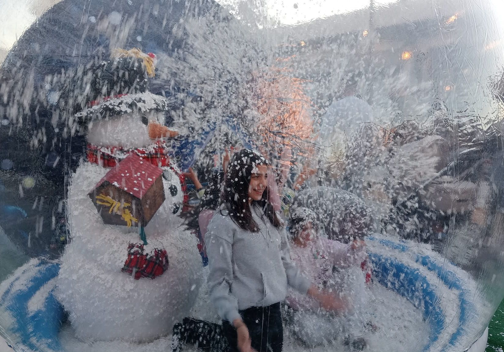 Photocall navideño en Rota.