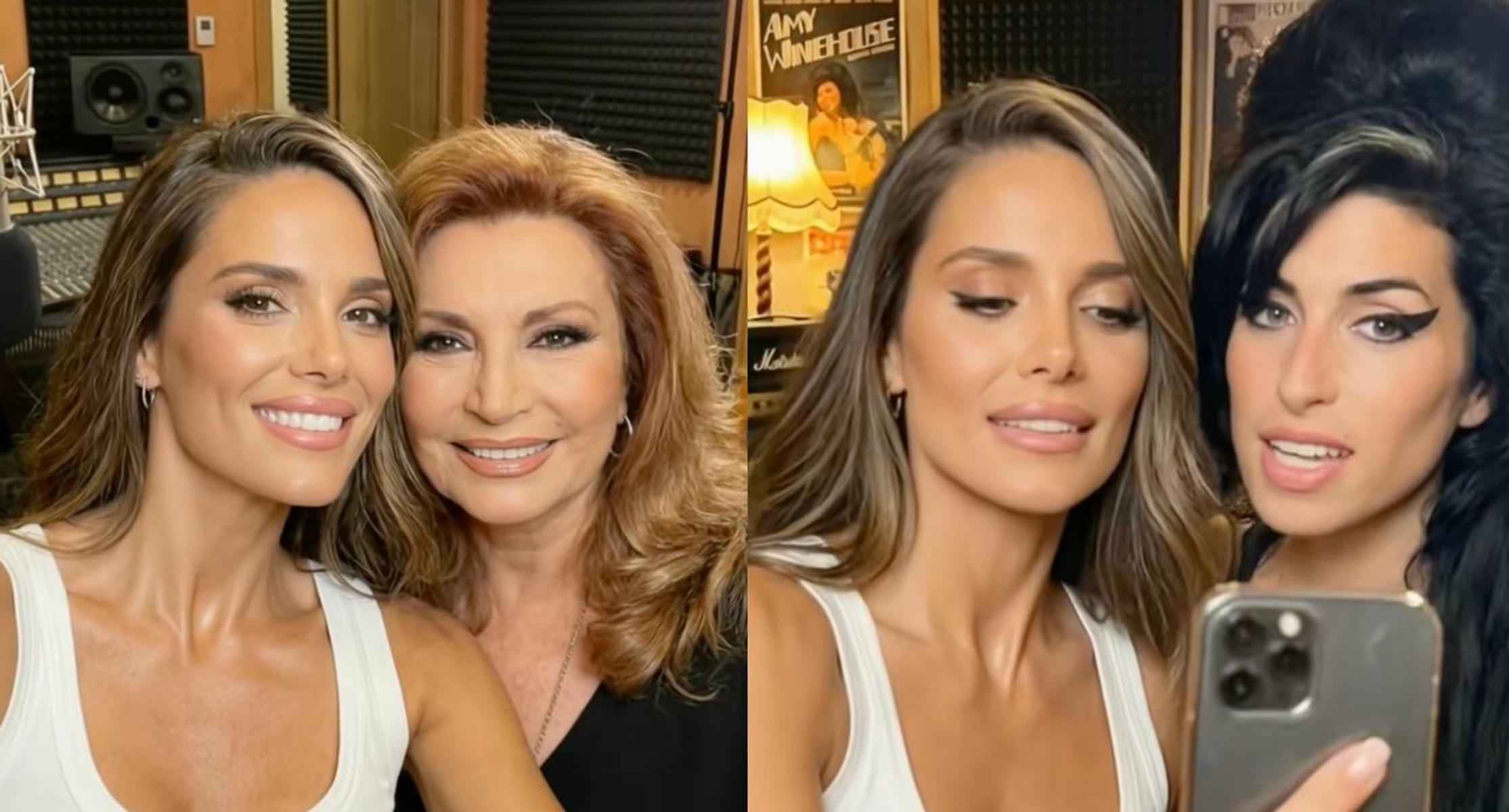 Lorena Gómez, junto a Rocío Jurado y Amy Winhouse.