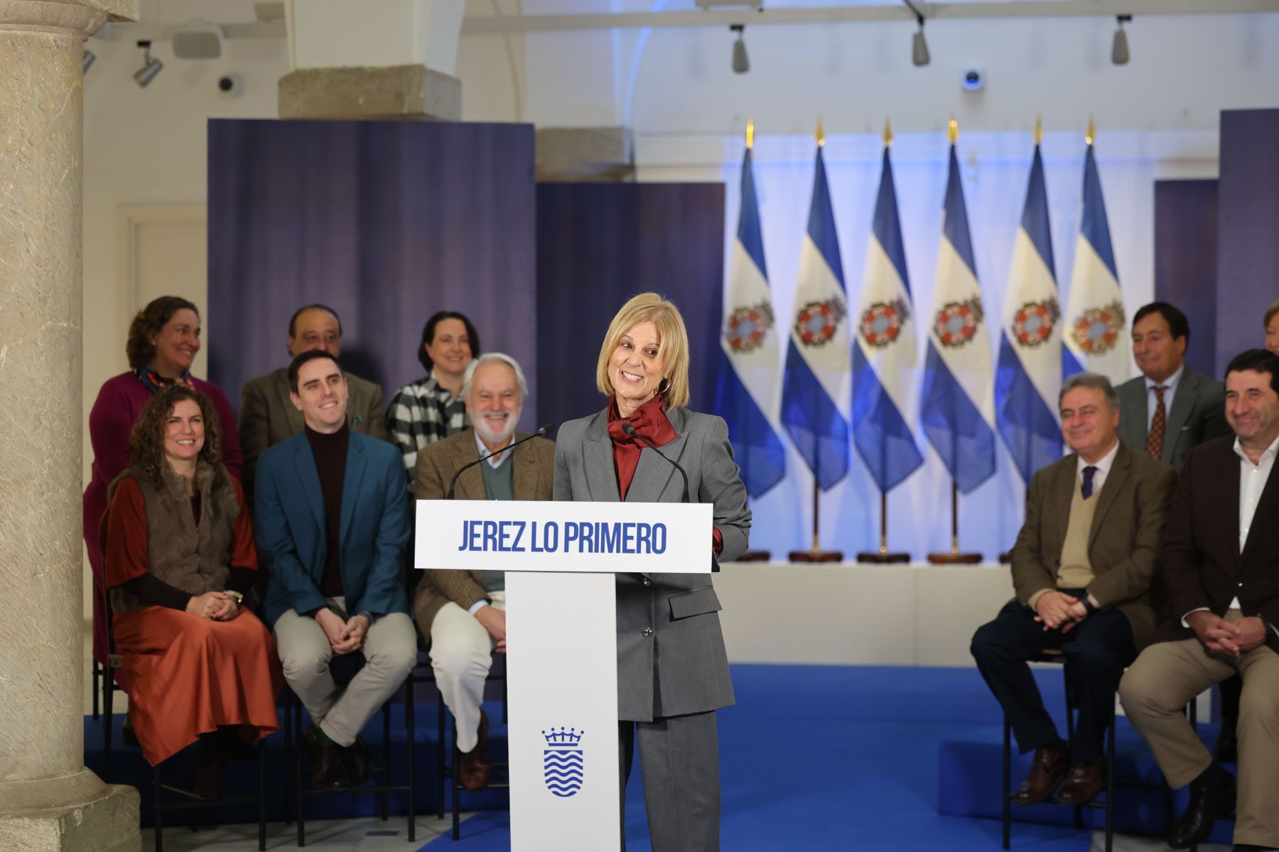 La alcaldesa María José García-Pelayo, en el balance del año 2025.