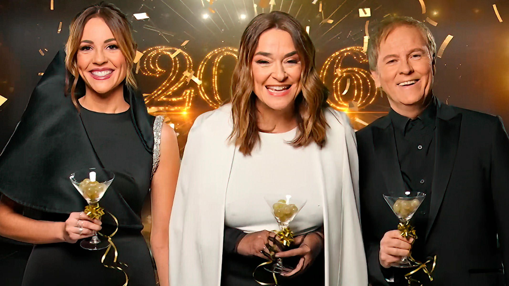 Los presentadores de las Campanadas de Canal Sur. Los presentadores de las Campanadas de Canal Sur.